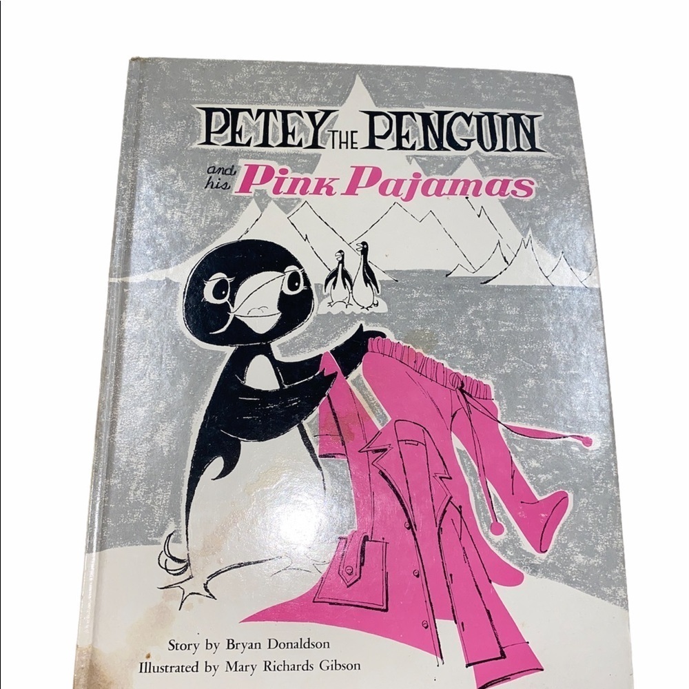 Petey the Penguin and his Pink Pajamas first edition vintage book